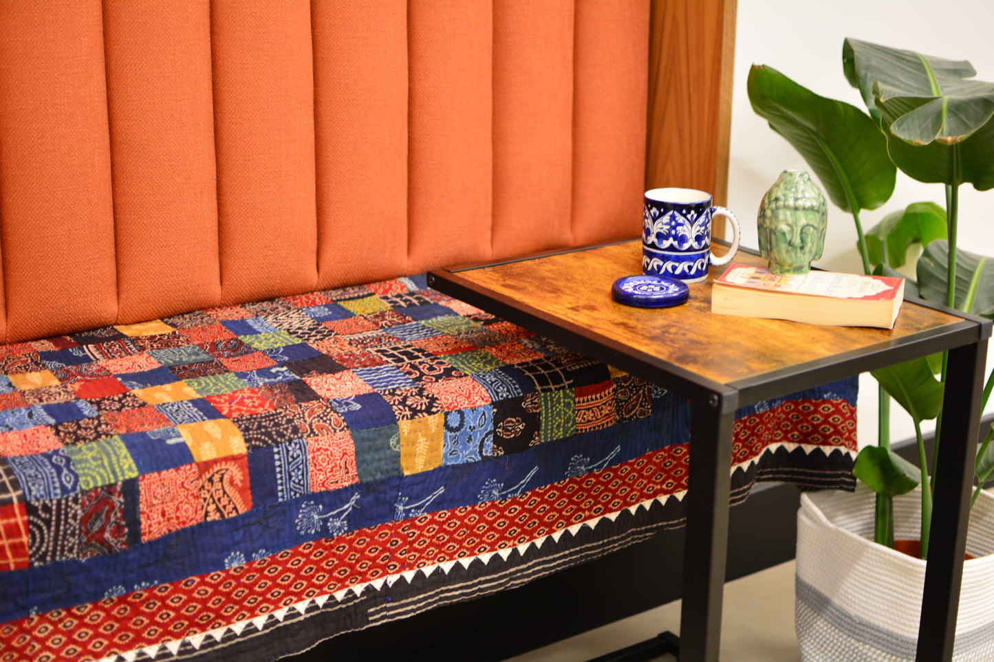 Turbat Ajrak Ralli Organic Sofa Throw and Bed Throw