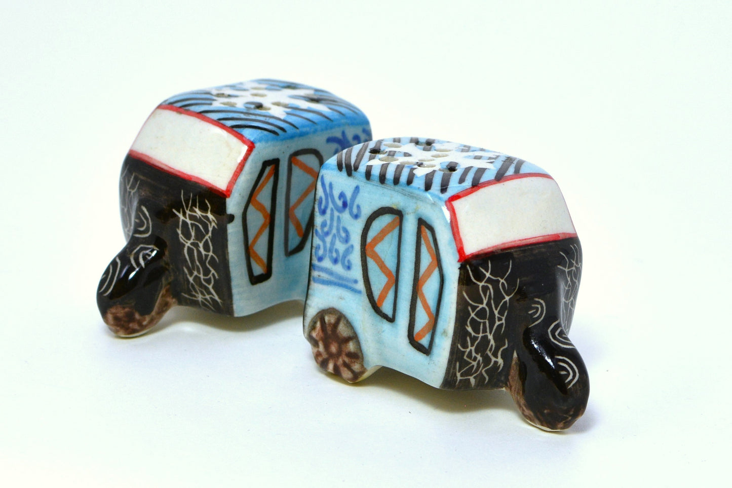 Rickshaw Salt and Pepper Shakers