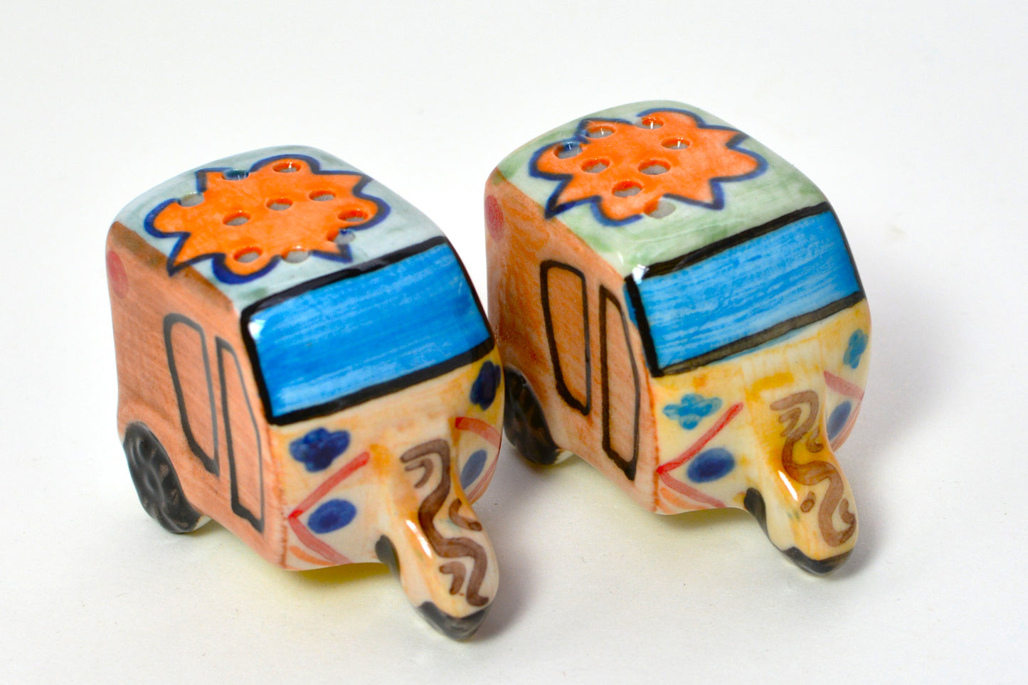 Rickshaw Salt and Pepper Shakers
