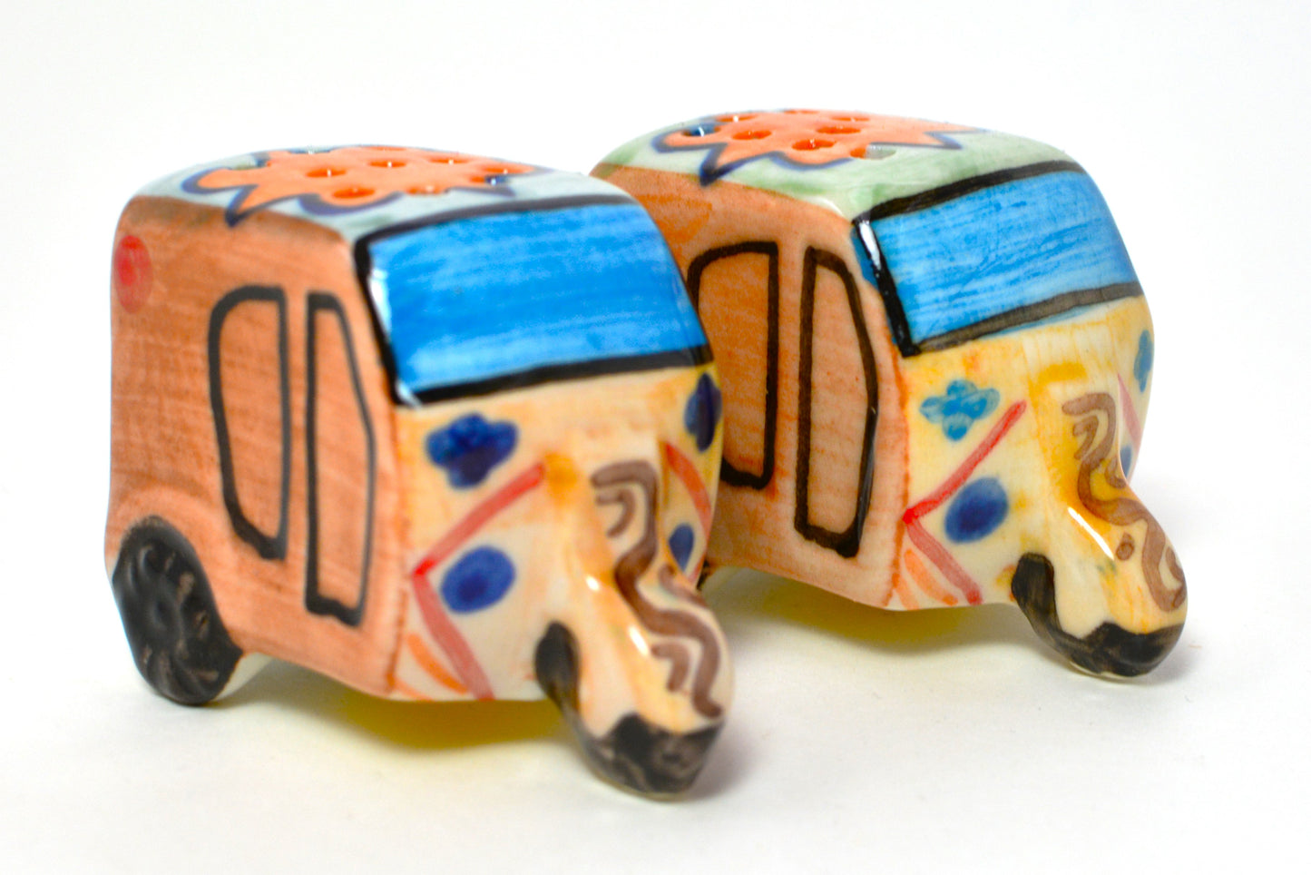 Rickshaw Salt and Pepper Shakers