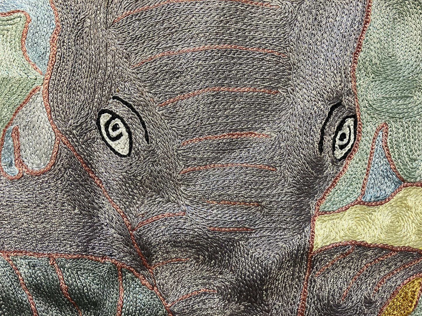 Silk Elephant Tapestry