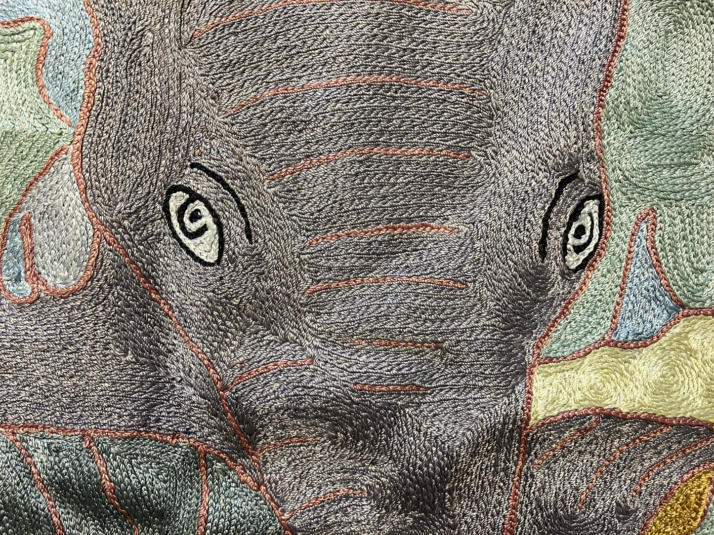Silk Elephant Wall Tapestry