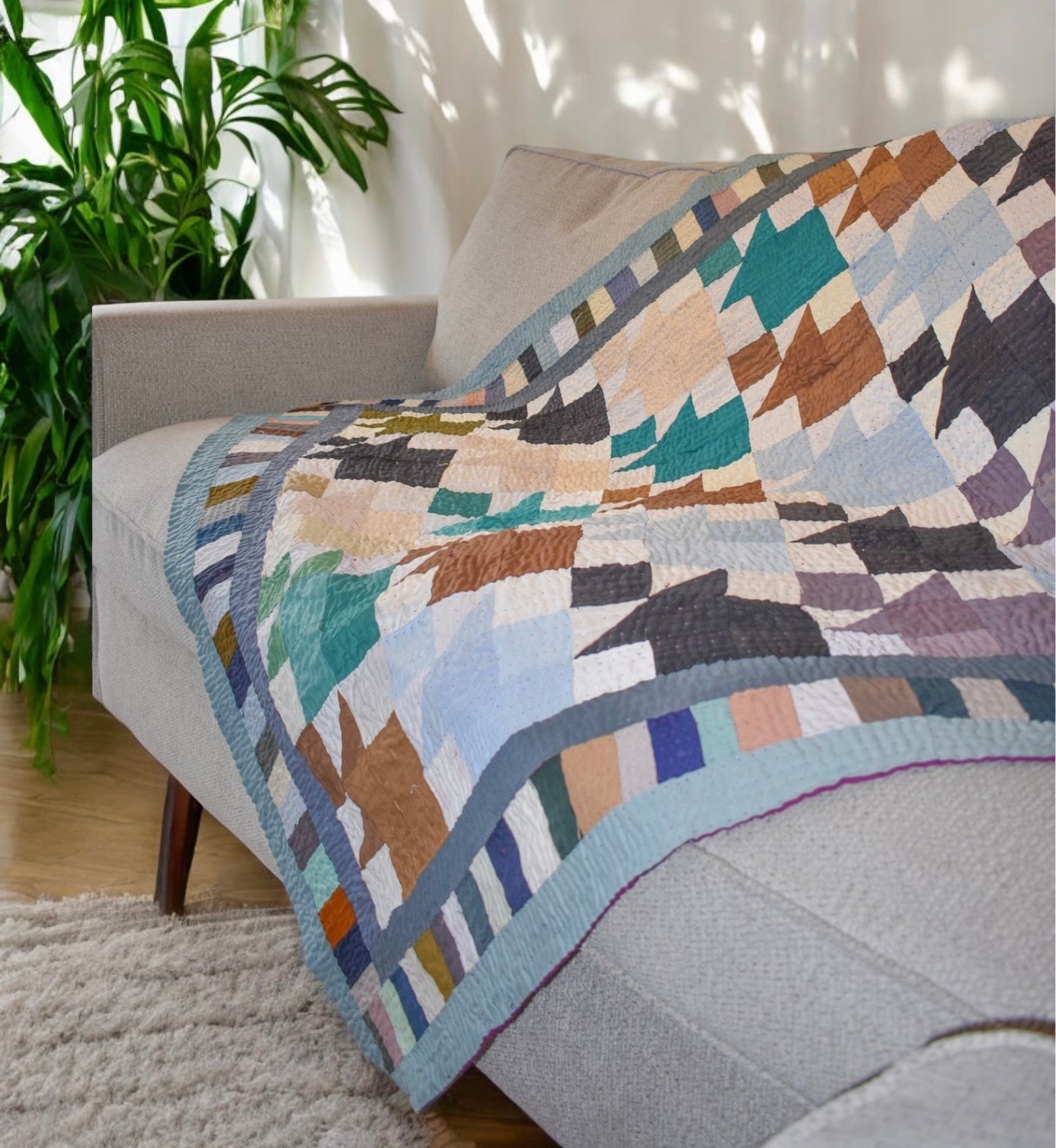 Vintage and Recycled Kite Sofa Throw