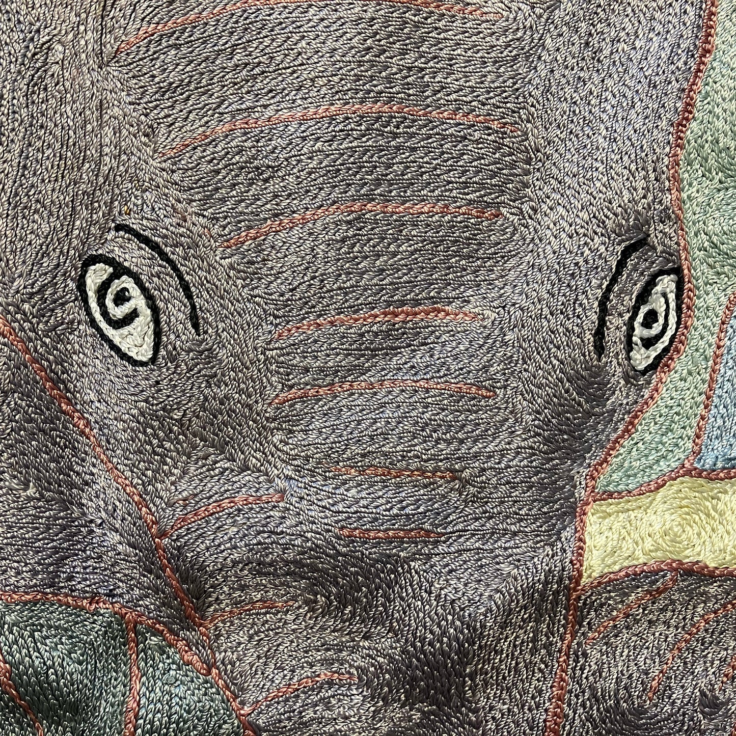 Silk Elephant Wall Tapestry