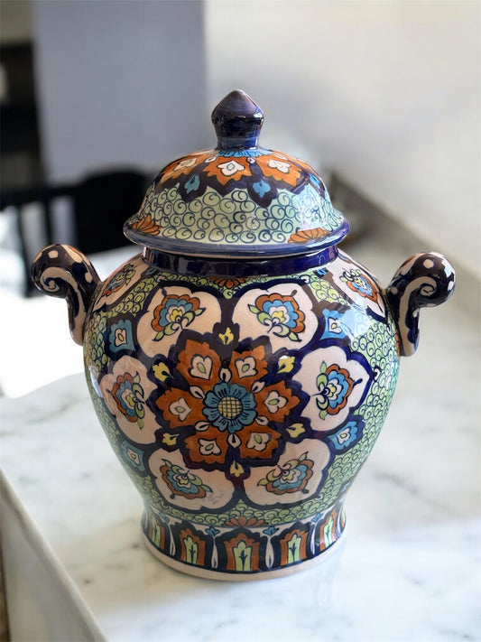 Laurel Mystique – Multani  Handcrafted Ceramic Urn