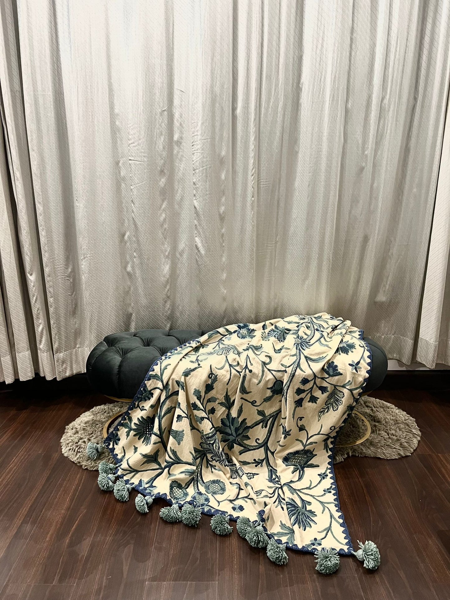 Floral Haven Bed Throw