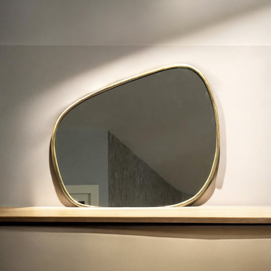 Ainah Gold Mirror