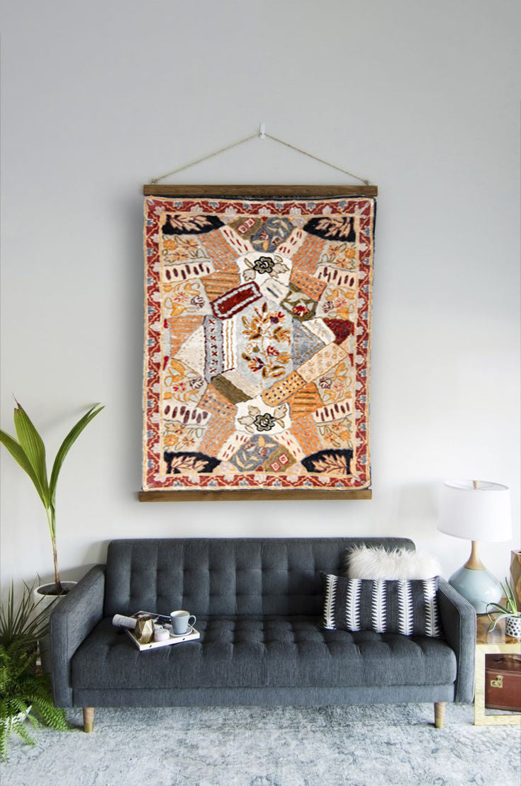 Handmade Harmony Bloom tapestry