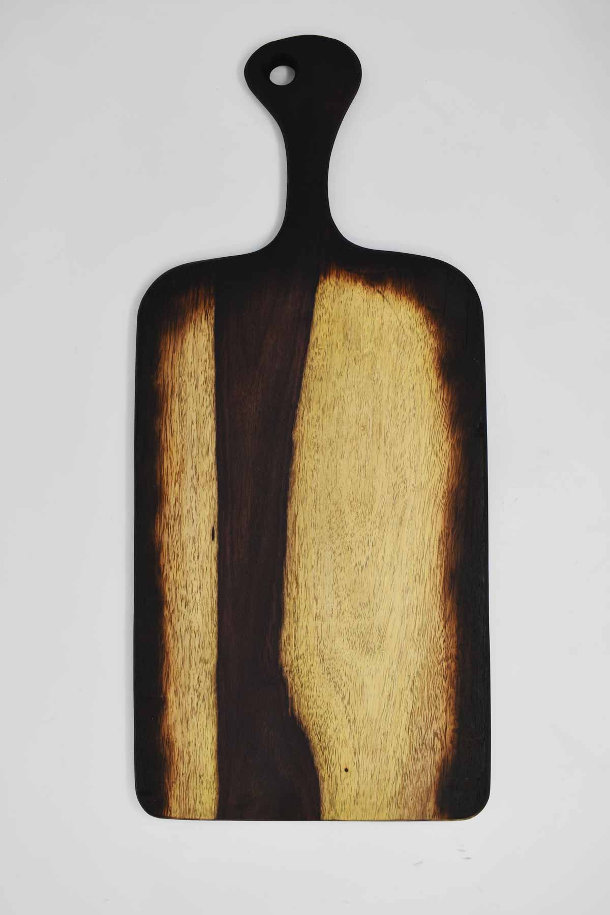 Pyrograph two-toned - Handmade serving board