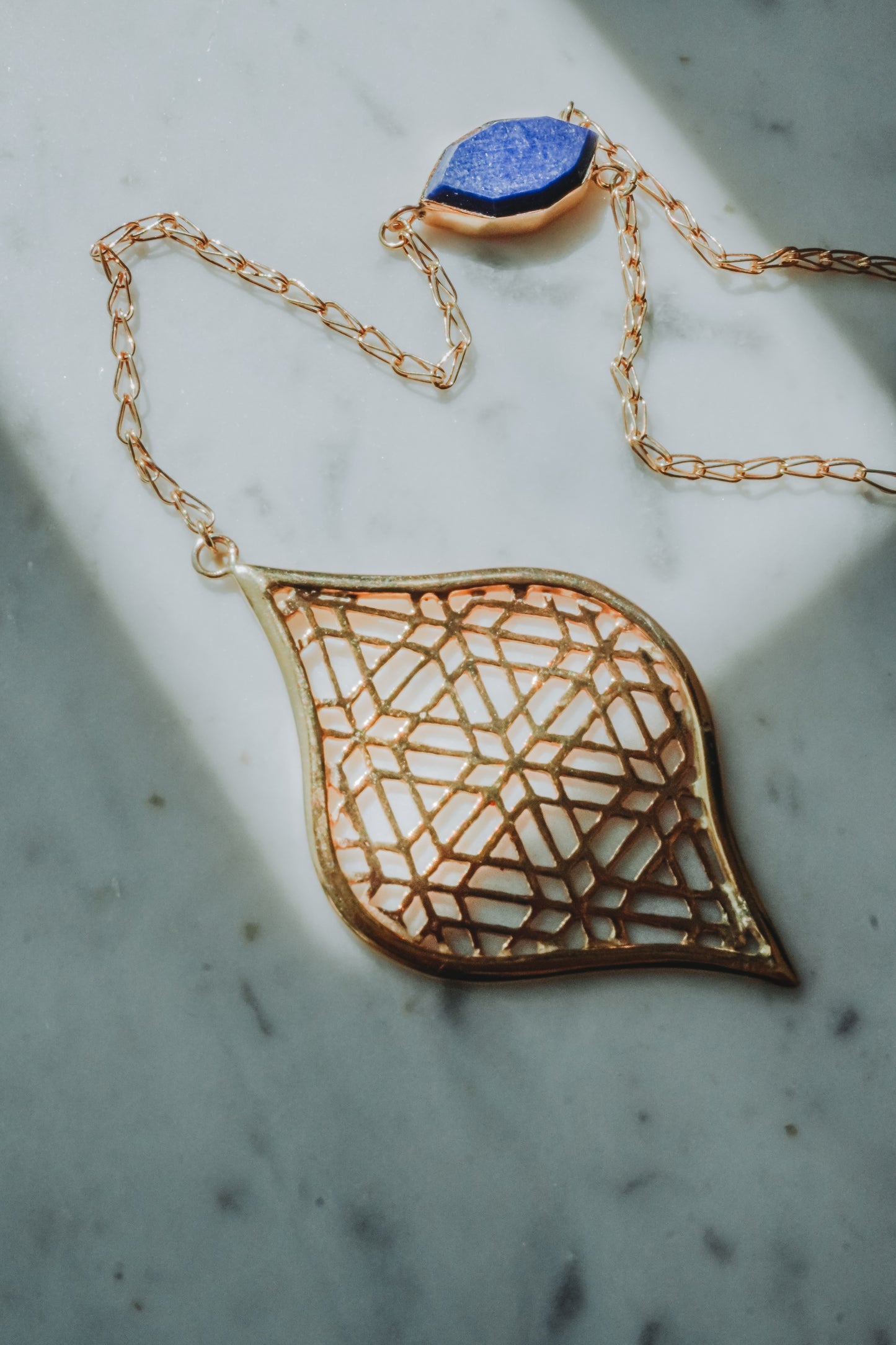 Shaba Drop Handmade Pendant