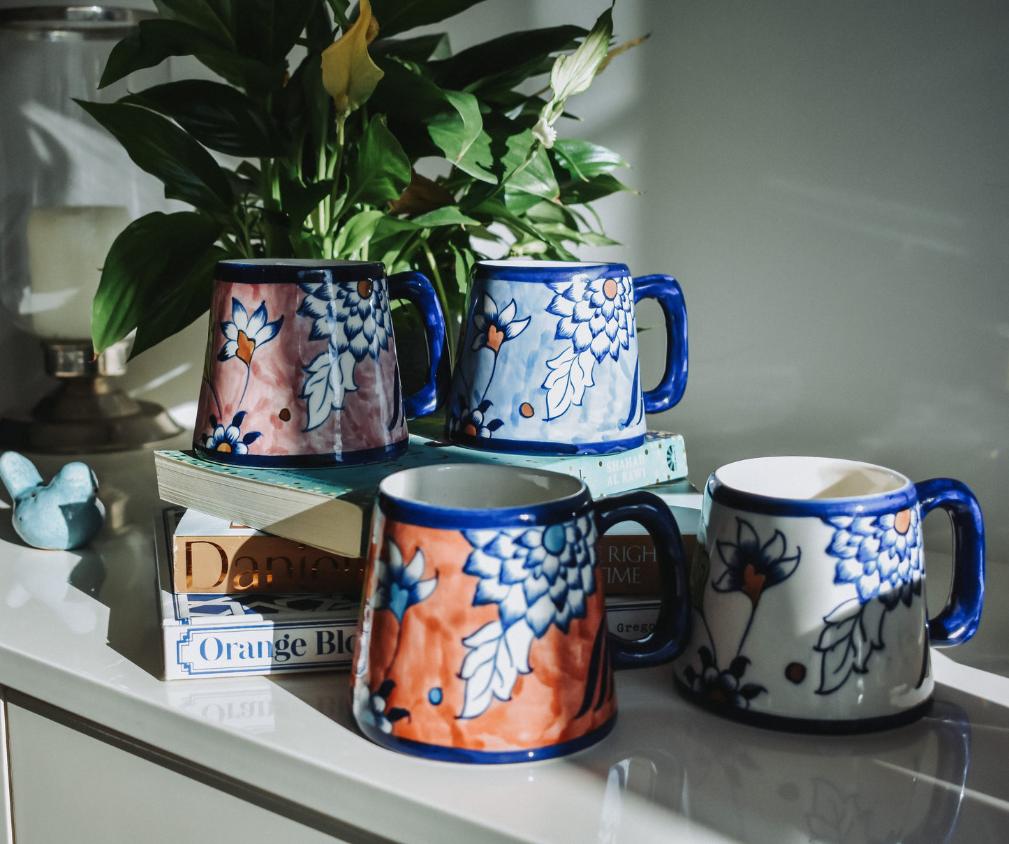 Floral Handcrafted Mug
