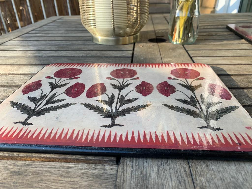 Rose Hot Plate Set of 2