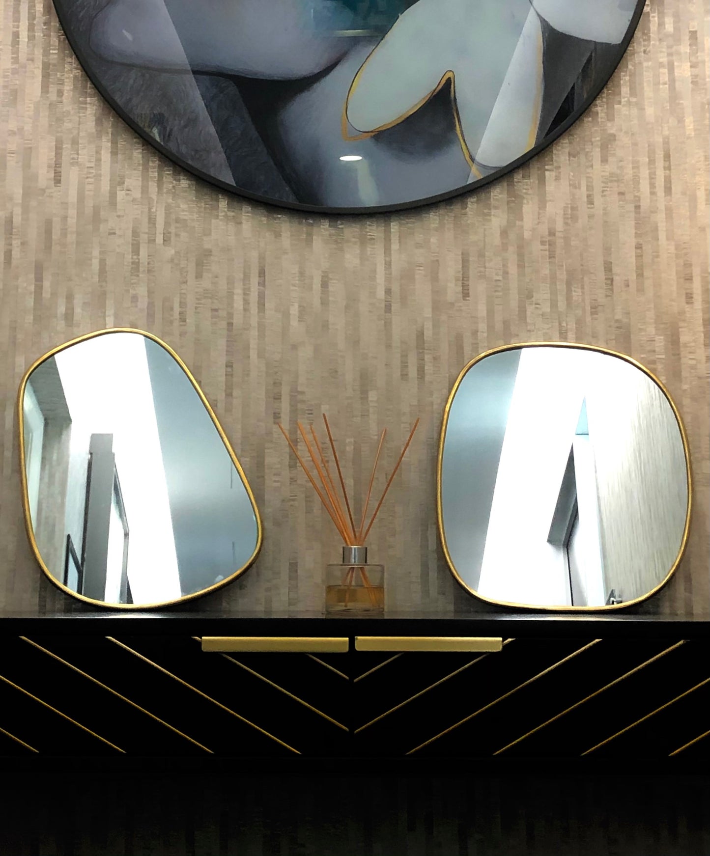 Ayna Gold Rim Mirror