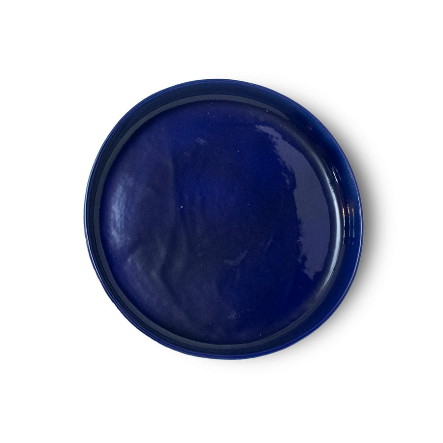 Blue Ceramic Solid Platters