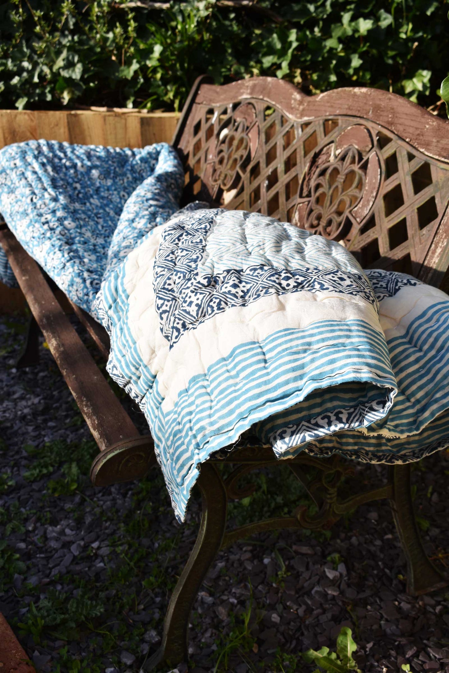 Chambeli- Sky Blue Quilt