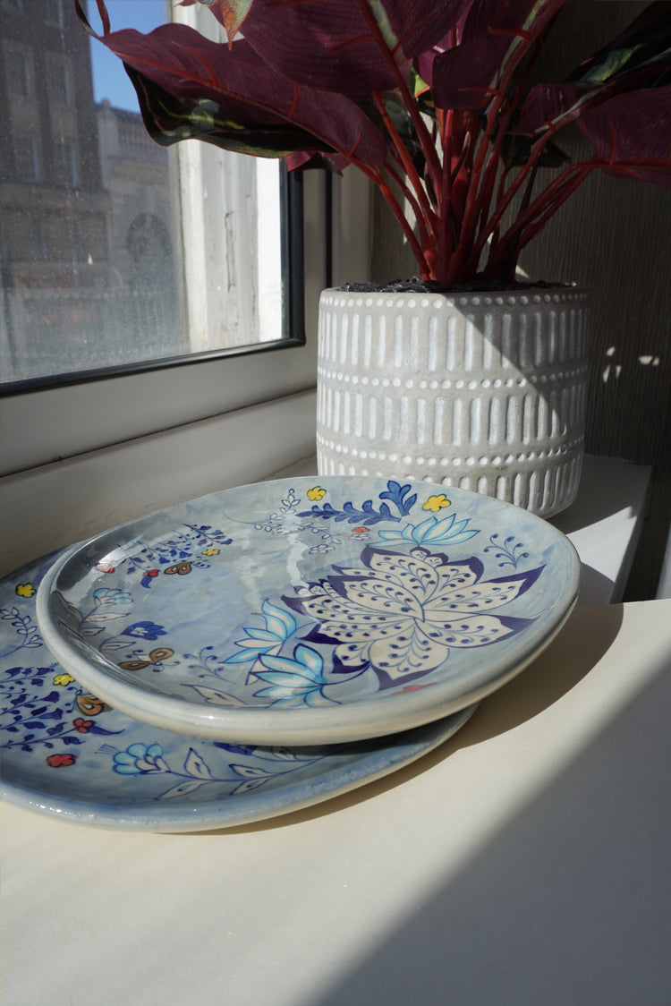 Lotus Handmade Dinner Plates