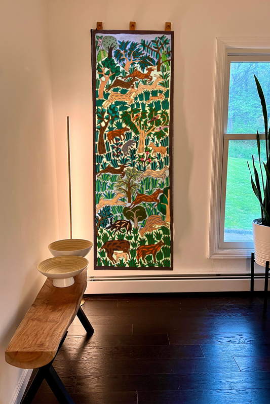 The Deer Life Wall Tapestry