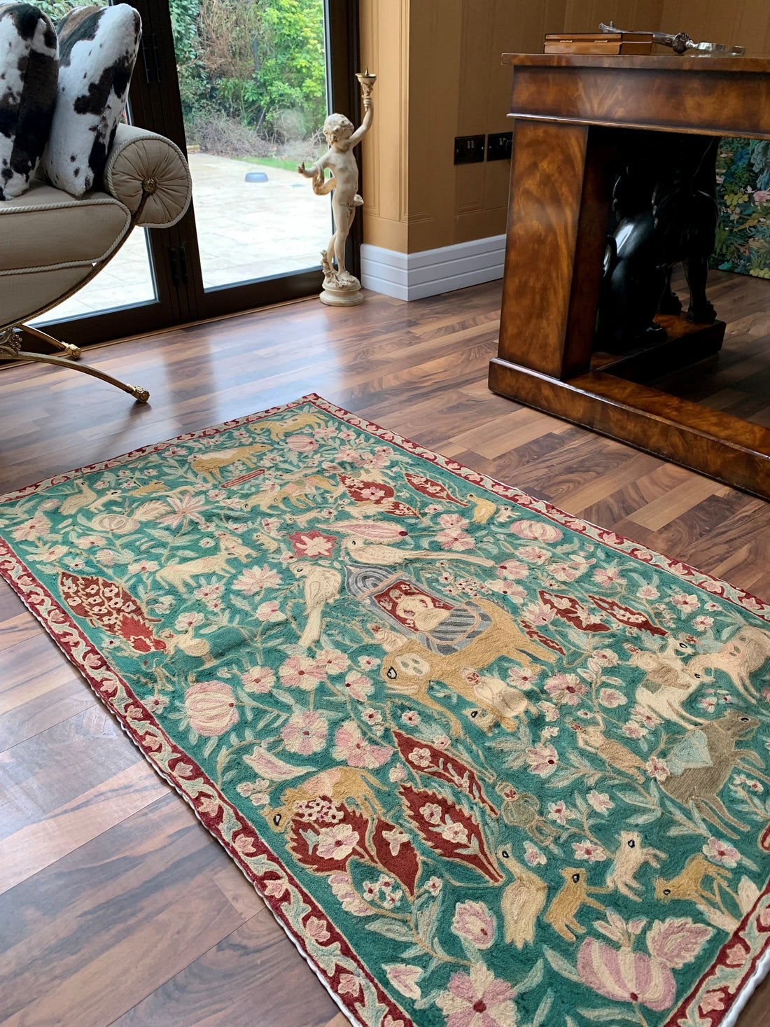 Shikargah Vintage Handmade Rug