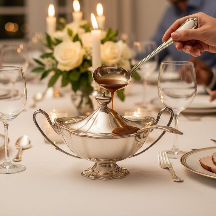 Aurelia Silver Heritage Serving Bowl