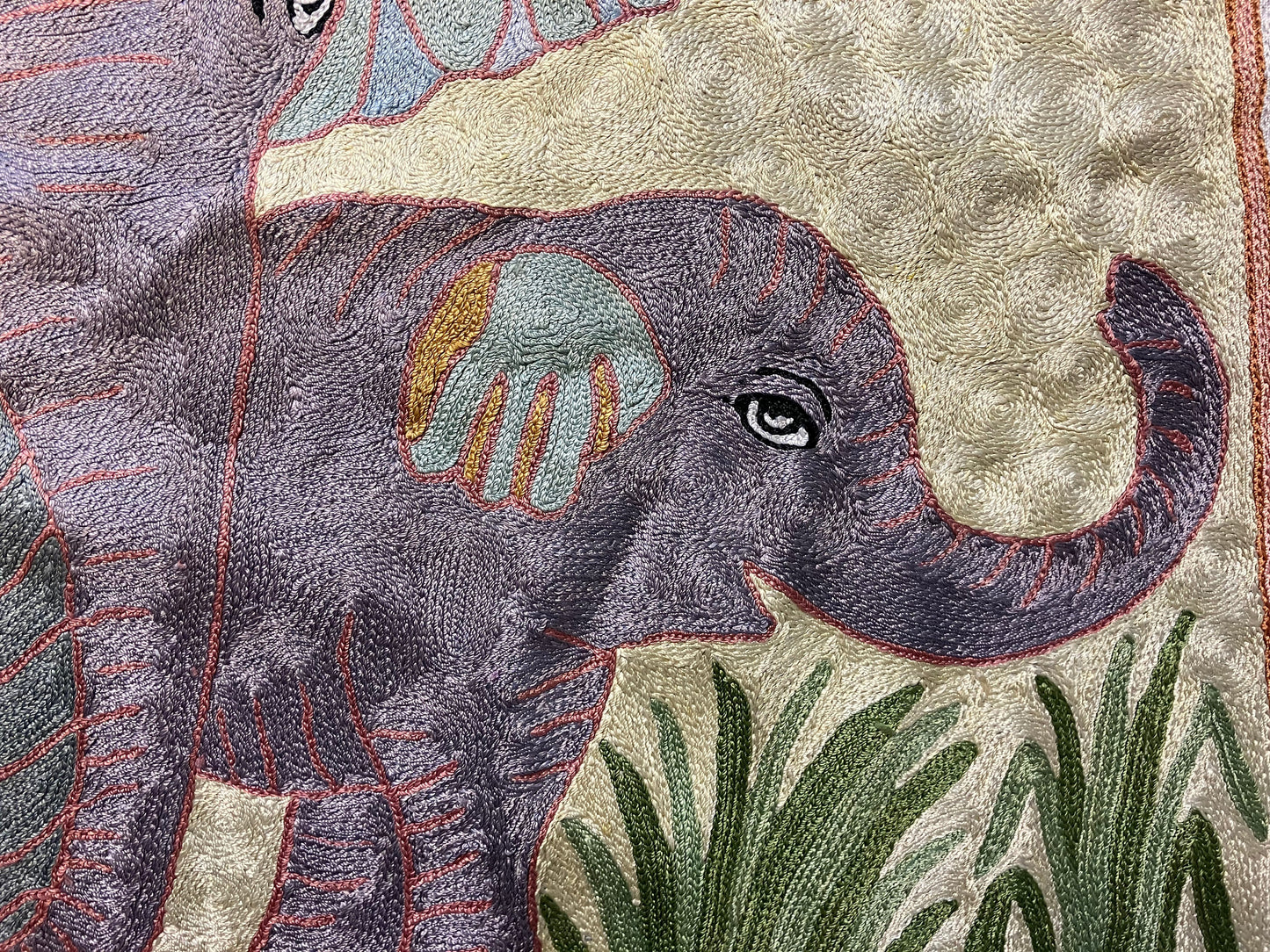 Silk Elephant Wall Tapestry