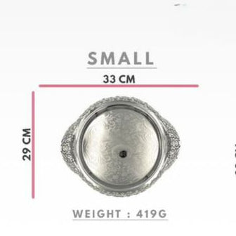 Royal Vintage Silver Serving Tray Small (33 cm)