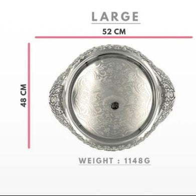 Royal Vintage Silver Serving Tray Large (43 cm)