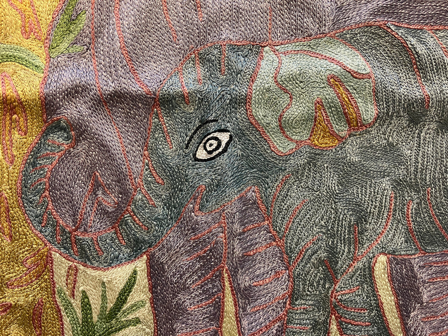 Silk Elephant Wall Tapestry