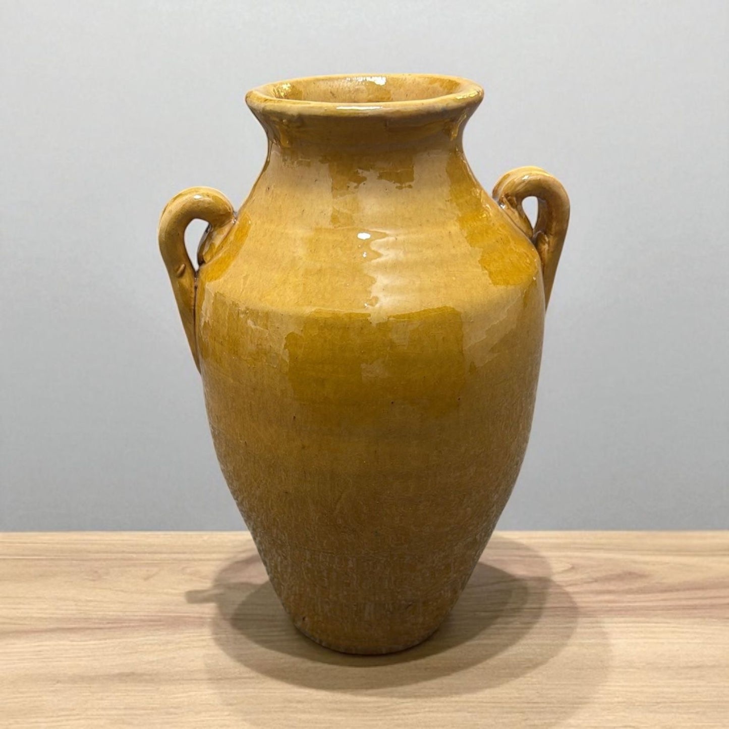 Mustard Handmade Ceramic Jar
