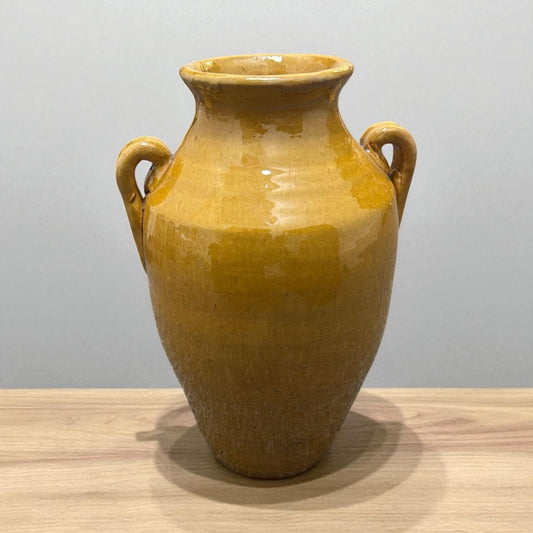 Mustard Handmade Ceramic Jar