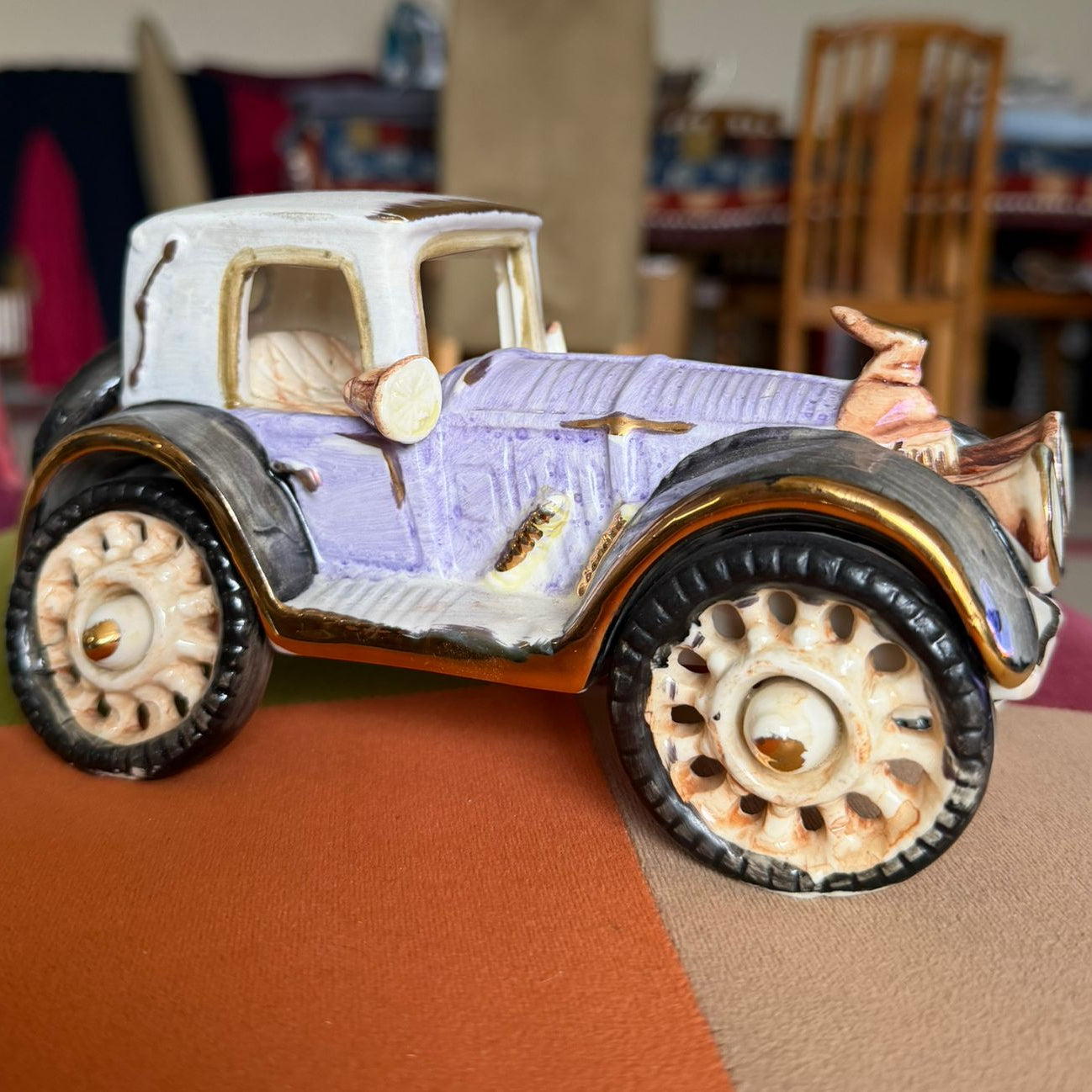 Lavender Heritage Vintage Car Showpiece