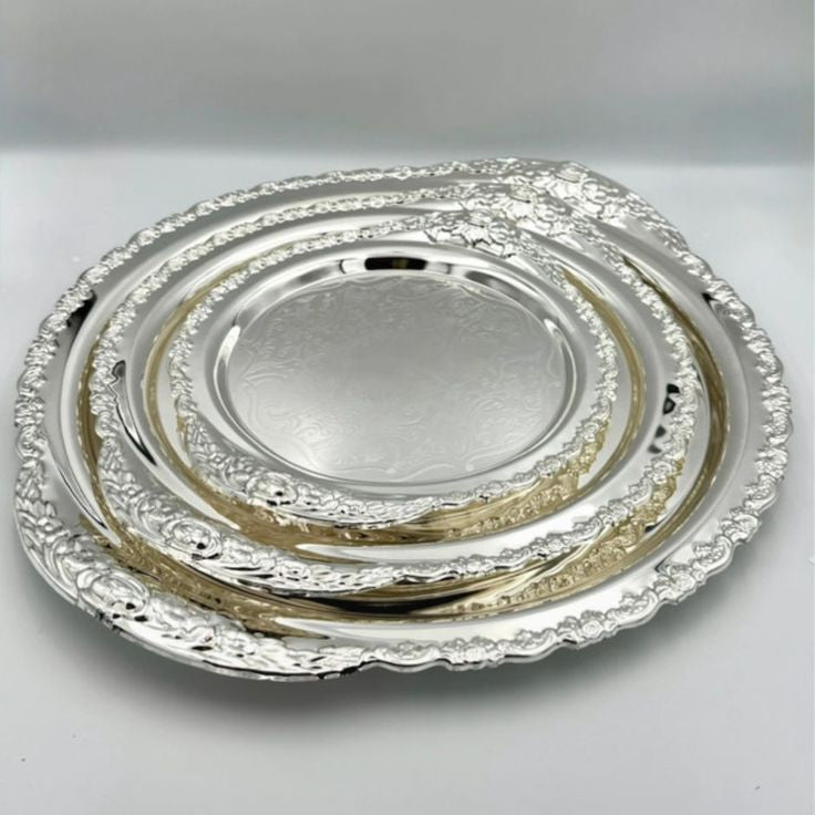 Royal Vintage Silver Serving Tray Small (33 cm)