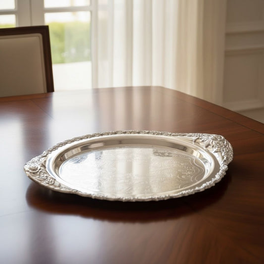 Royal Vintage Silver Serving Tray Large (43 cm)