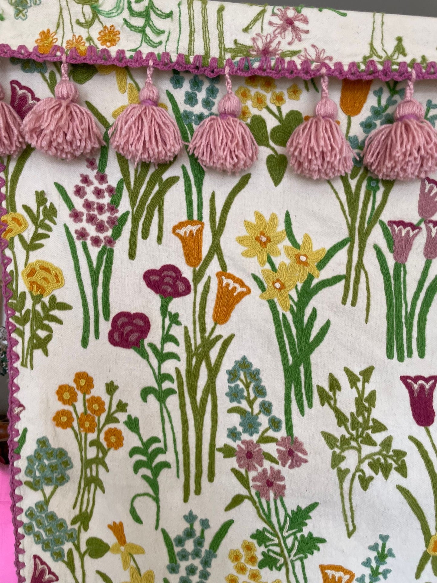 Floral Sofa Throw
