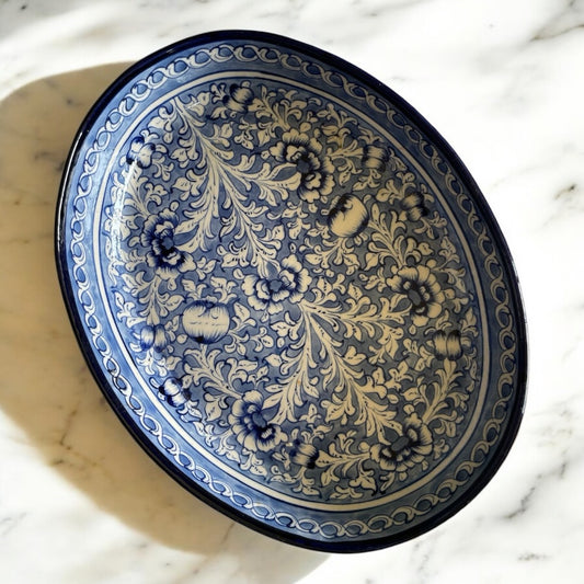 The Blue Blossom Tray – Multani Handcrafted Pottery