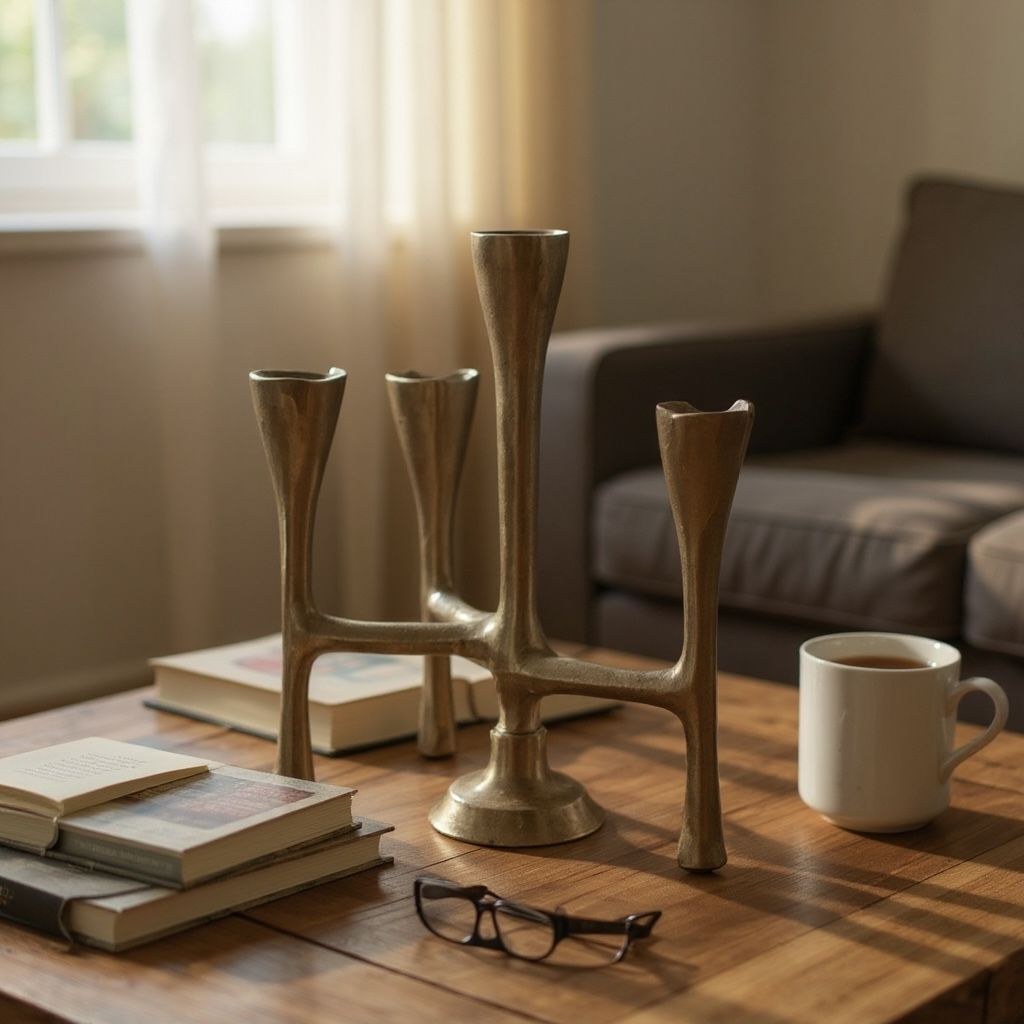 Lumora Candle Stand (from lumen, meaning light, soft and modern)