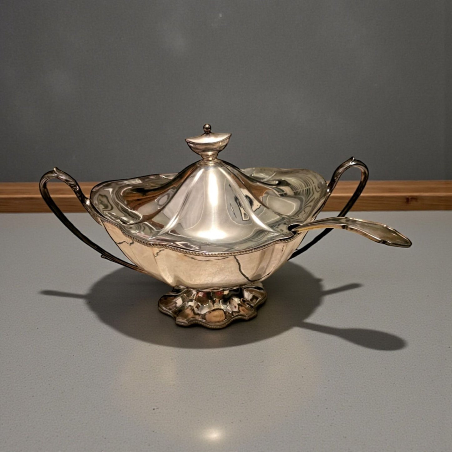 Aurelia Silver Heritage Serving Bowl