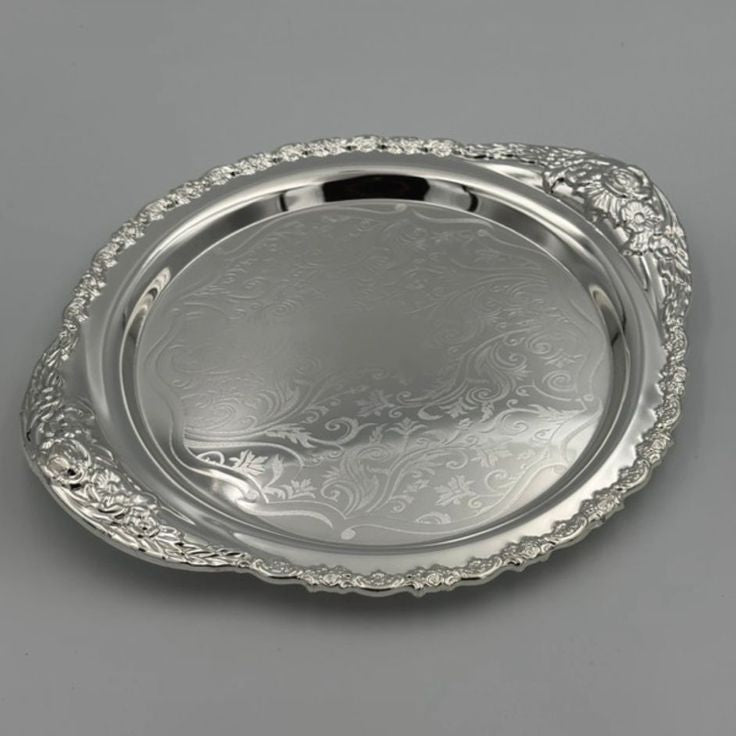 Royal Vintage Silver Serving Tray Small (33 cm)