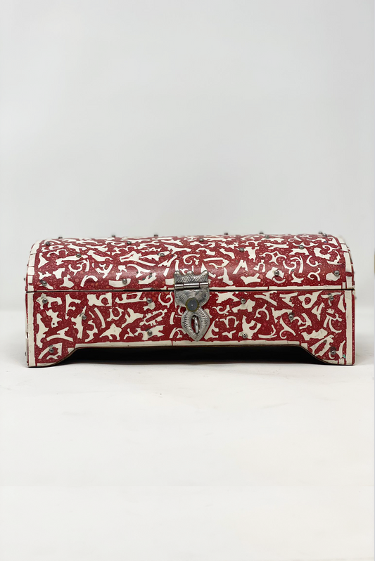 Inlay Red Jewellery Box