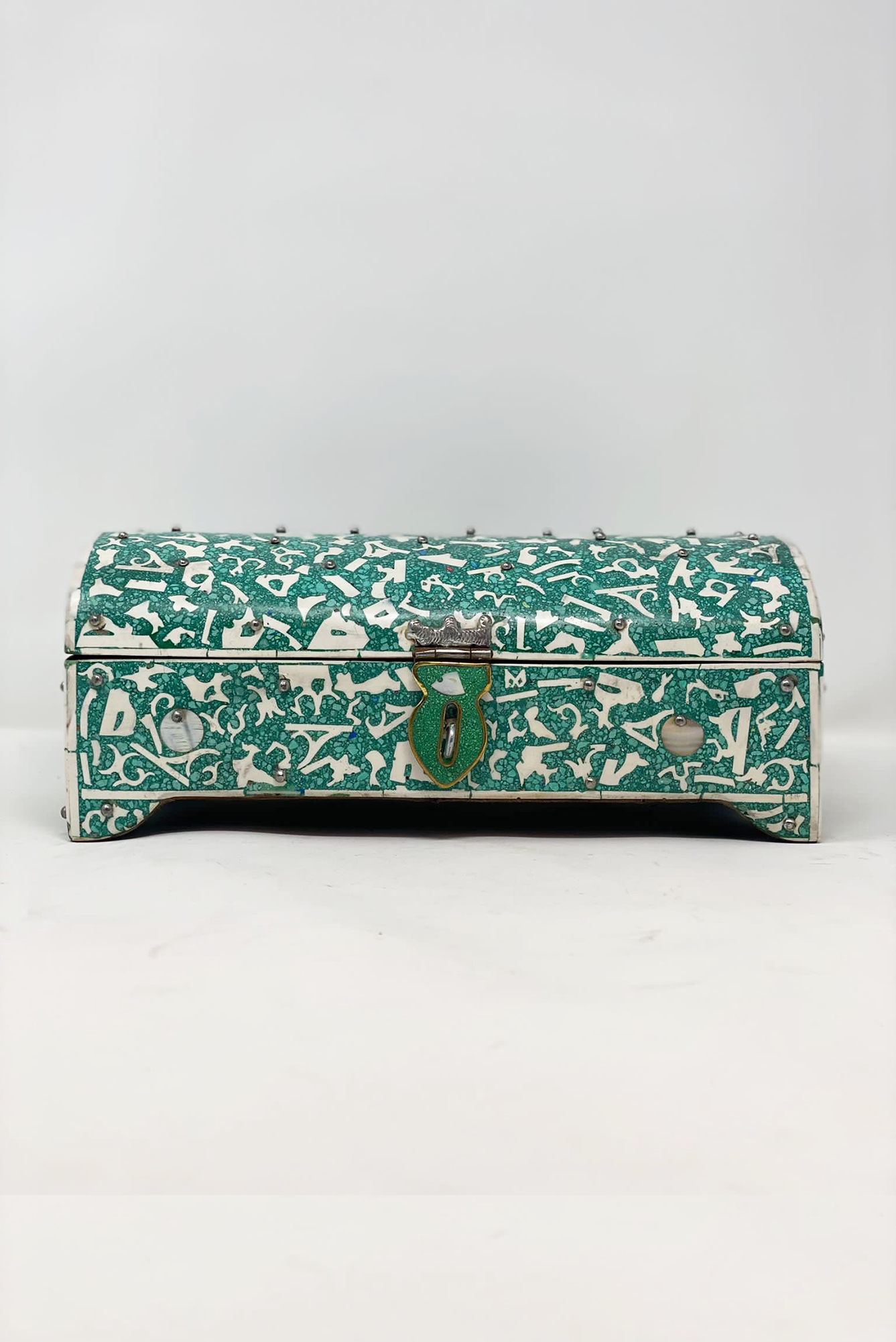 Inlay Green Jewellery Box