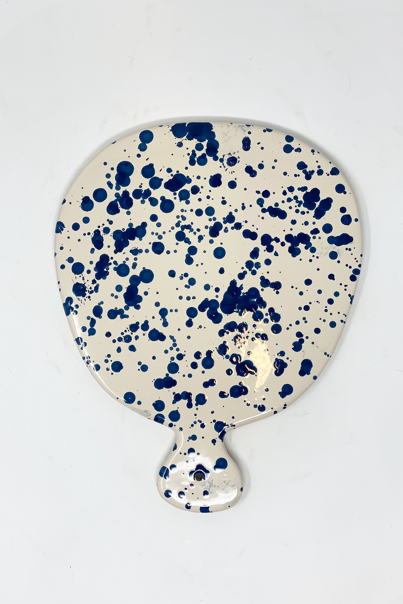 Blue Splatter Serving Board