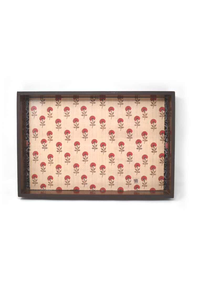 Classic Poppy Floral Serving Tray