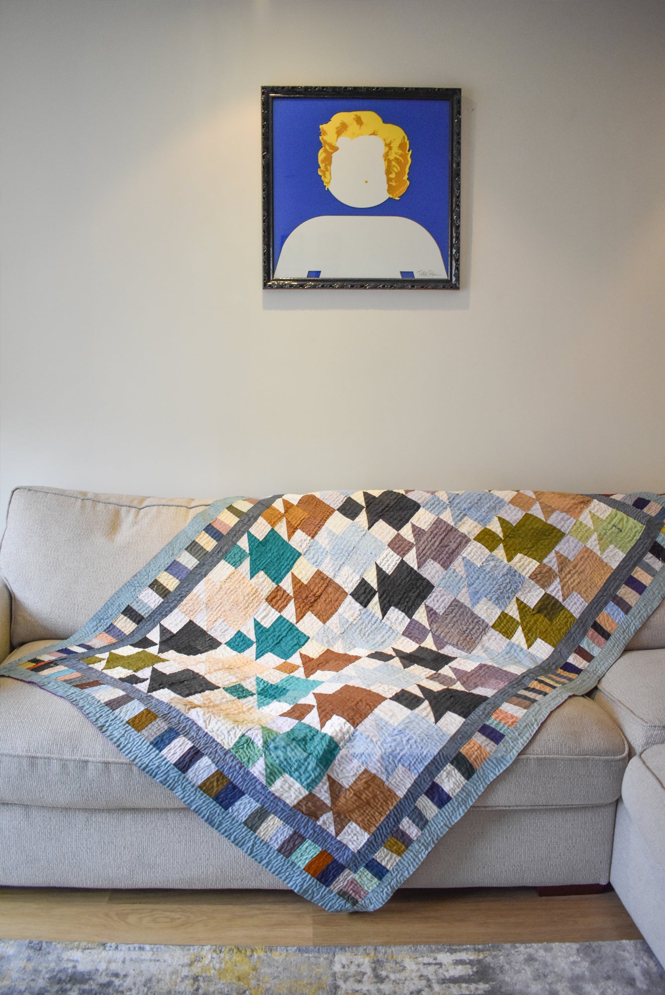 Vintage and Recycled Kite Sofa Throw